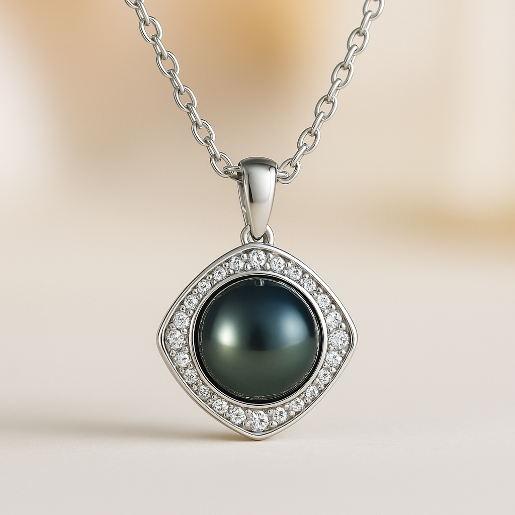 Lune Square Necklace