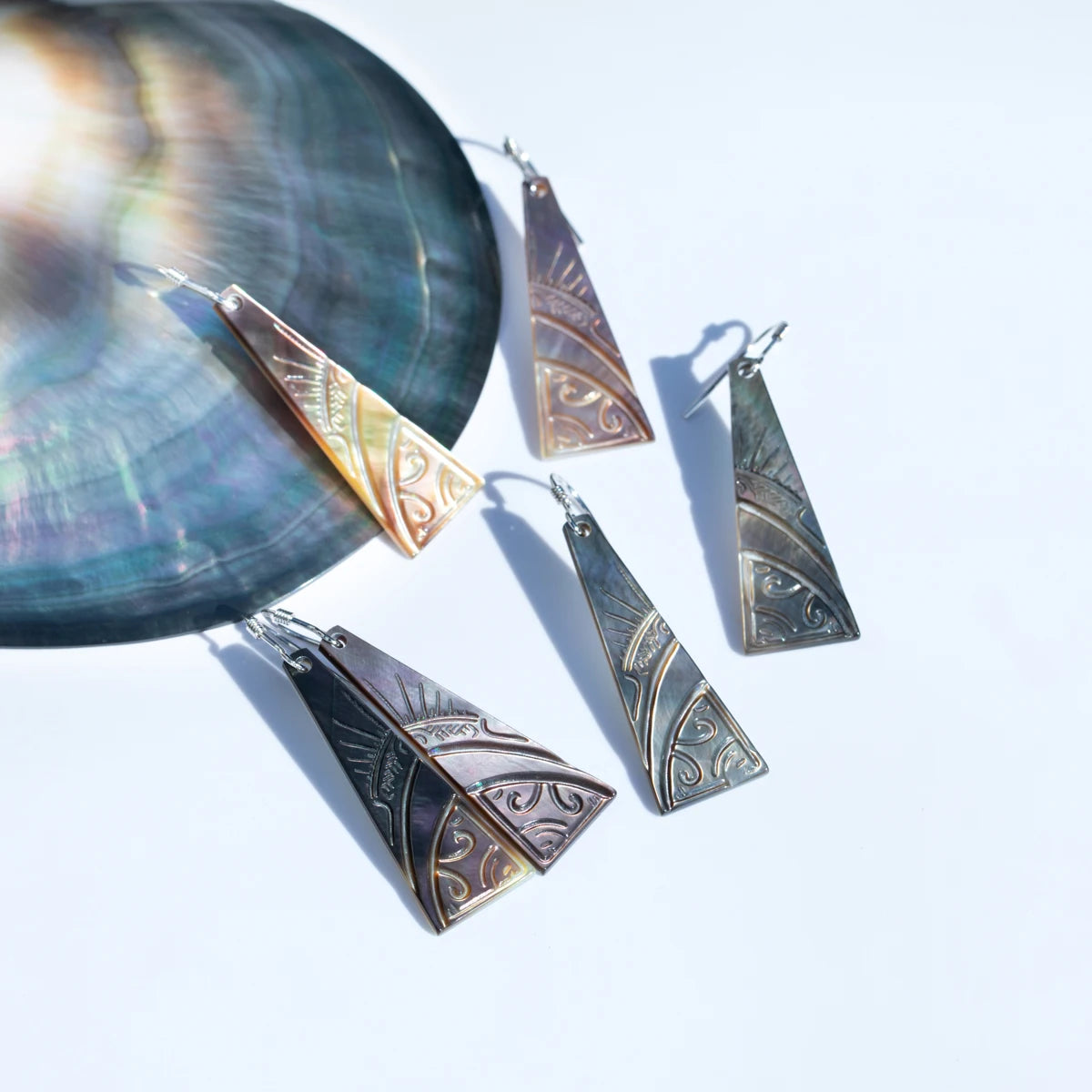 Prism Shell Earrings